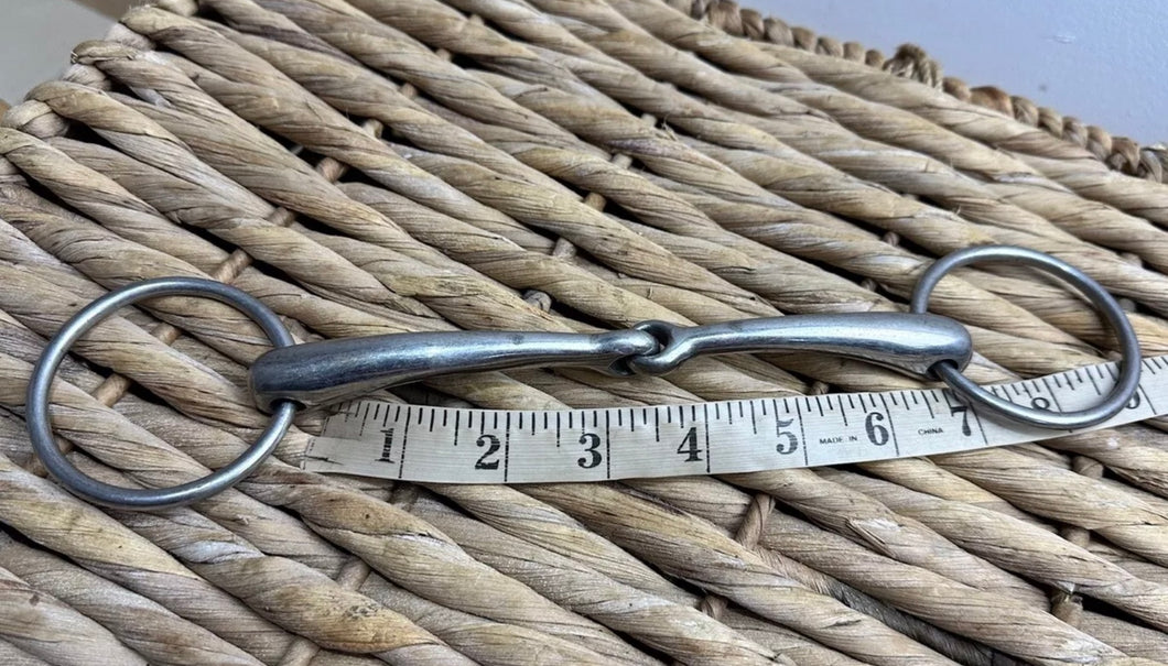 S/H 6 1/2” Loose Ring Bridoon Snaffle Bit