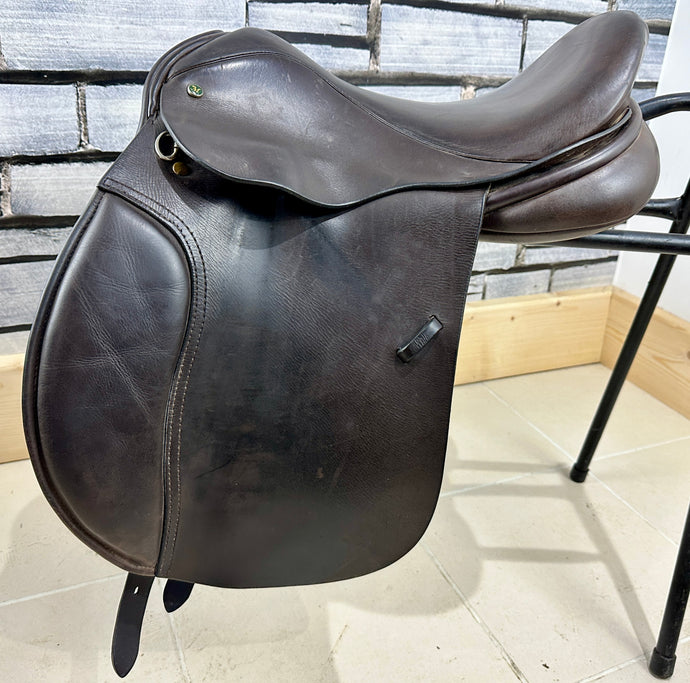 16 1/2” XW Manor GP/VSD Cob Saddle - Brown