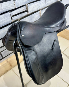 16” MW English Pony GP Saddle - Black