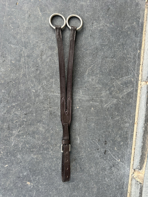 Running Martingale Attachment - English Leather - Pony, Cob & Full