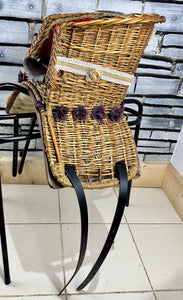 Child’s Wicker Basket Saddle