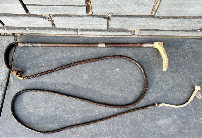 Vintage Gents Swaine, Adney & Brigg Complete Hunt Whip