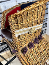 Load image into Gallery viewer, Child’s Wicker Basket Saddle