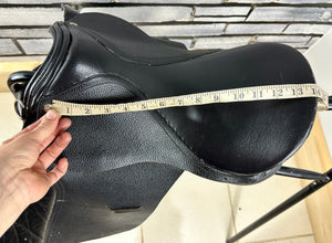 14” Medium Leather Pony GP Saddle - Black