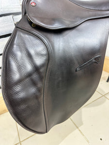 17” Wide Jeffries Falcon English Event GP Saddle - Brown