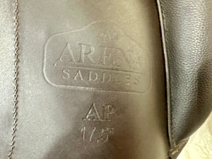 17 1/2” XW Changeable Gullet Arena AP/Jump Saddle - Hart - Brown