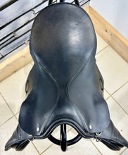 Load image into Gallery viewer, 16 1/2” Wide Ideal Saddlery Cob GP Saddle - Black - XW