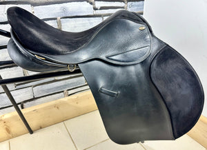 17 1/2” MW Ideal International Event Saddle - Black