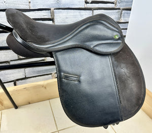 14 1/2” Medium Eclipse Pony GP Saddle - Black