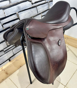 17 1/2” XW Changeable Gullet Arena AP/Jump Saddle - Hart - Brown