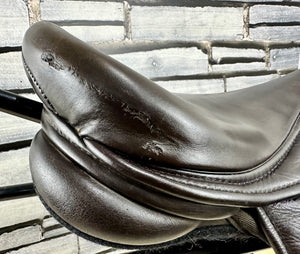 15 1/2” Wide Saddle Company Pony GP Saddle - Brown