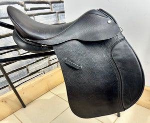 16” MW English Pony GP Saddle - Black