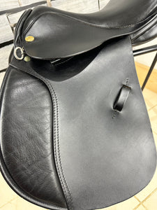 15” MW Silhouette Pony GP Saddle - Black