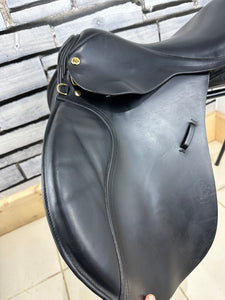 17” Wide Cliff Barnsby GP Saddle - Black