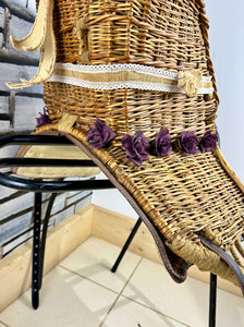 Child’s Wicker Basket Saddle