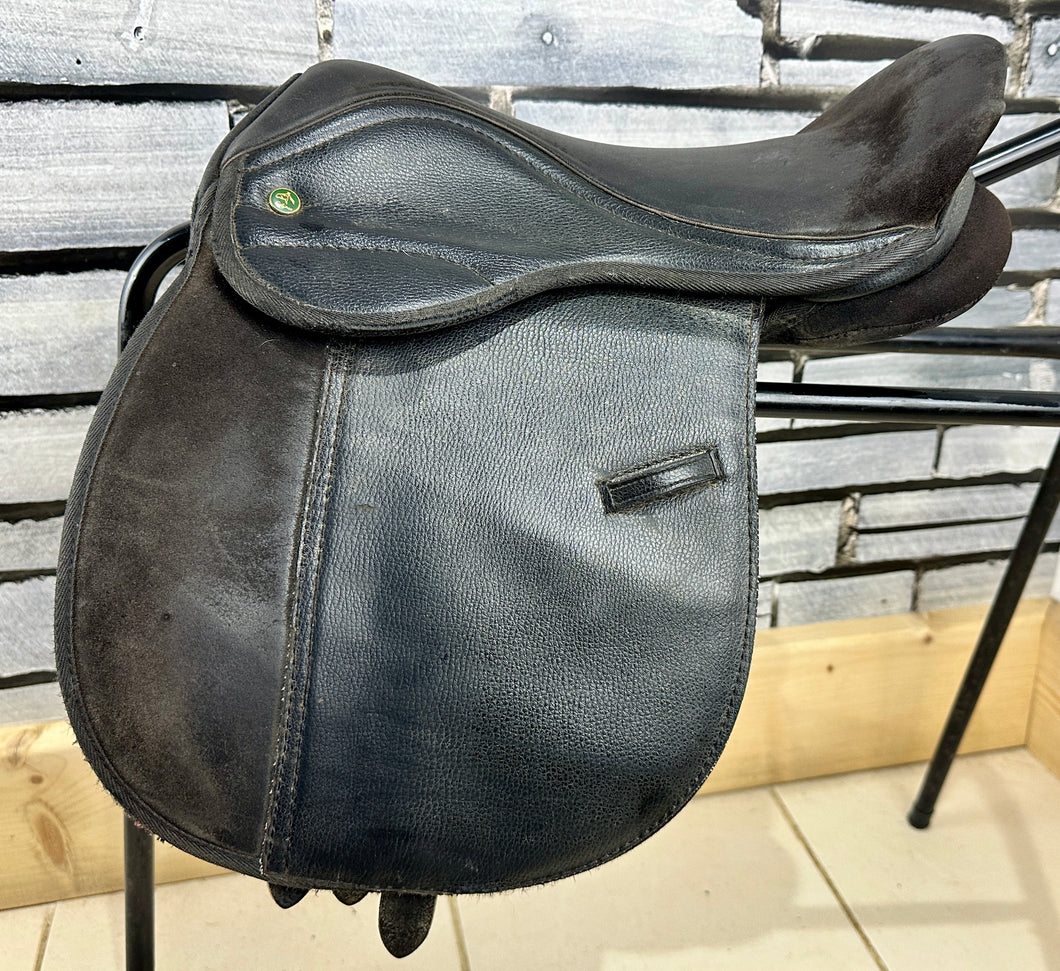 14 1/2” Medium Eclipse Pony GP Saddle - Black