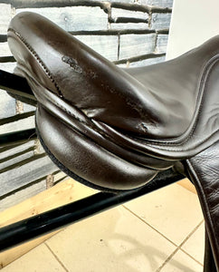 15 1/2” Wide Saddle Company Pony GP Saddle - Brown