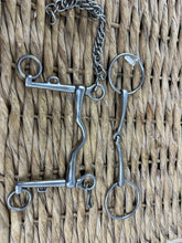 Load image into Gallery viewer, S/H 5 1/2” Double Bit Set - Weymouth &amp; Loose Ring Bridoon