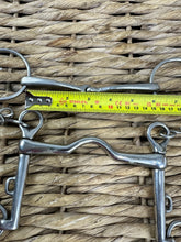 Load image into Gallery viewer, S/H 5 1/2” Double Bit Set - Weymouth &amp; Loose Ring Bridoon