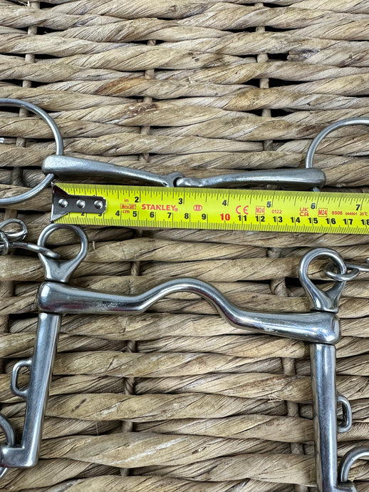 S/H 5 1/2” Double Bit Set - Weymouth & Loose Ring Bridoon