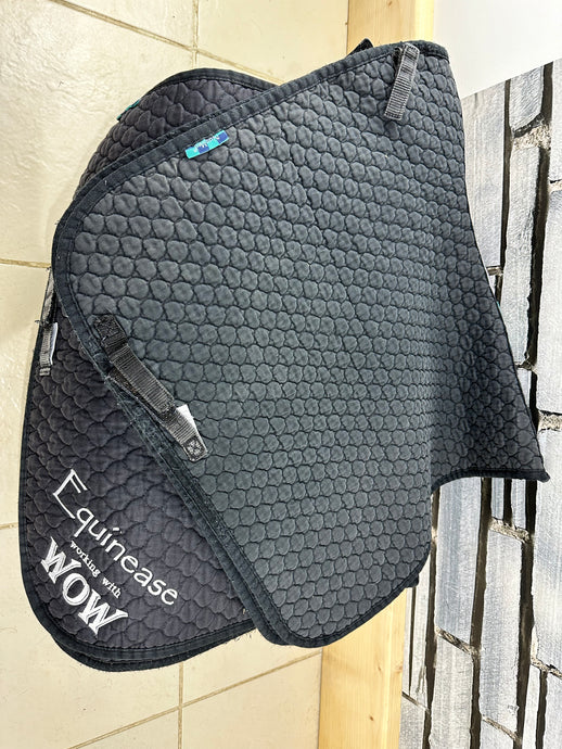 S/H 2 X Nuumed High Wither Dressage Saddle Pads - Large - Black