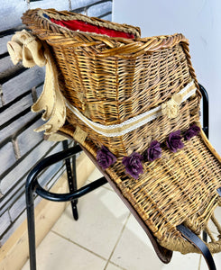 Child’s Wicker Basket Saddle