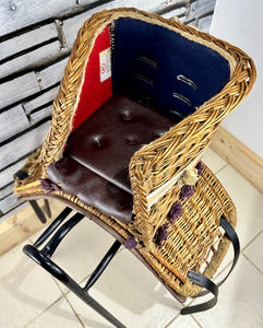 Child’s Wicker Basket Saddle