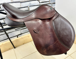 17 1/2” XW Changeable Gullet Arena AP/Jump Saddle - Hart - Brown