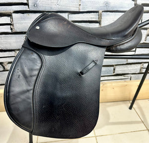 16” MW English Pony GP Saddle - Black