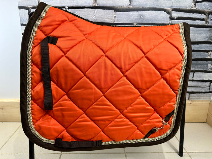 S/H Lauria Garrelli Dressage Saddle Pad - Large - Orange