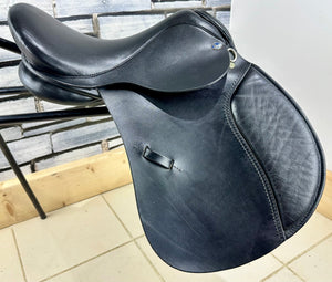 15” MW Silhouette Pony GP Saddle - Black