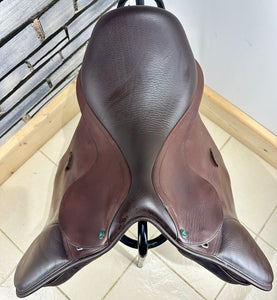 17 1/2” XW Changeable Gullet Arena AP/Jump Saddle - Hart - Brown