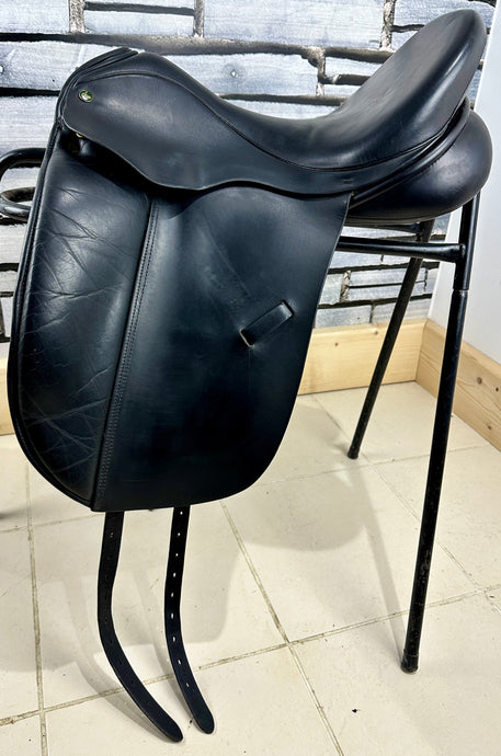 17 1/2” Medium Ideal Suzannah Dressage Saddle - Black