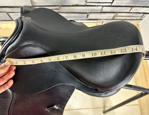 15” MW Silhouette Pony GP Saddle - Black