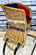 Load image into Gallery viewer, Child’s Wicker Basket Saddle