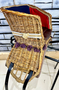 Child’s Wicker Basket Saddle