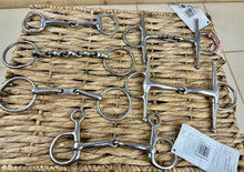 Load image into Gallery viewer, S/H Job Lot of Six X 5” Snaffle Bits