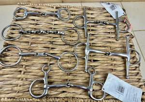 S/H Job Lot of Six X 5” Snaffle Bits