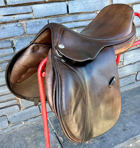 17” Medium Harry Dabbs/Jaguar Jump Saddle - Brown