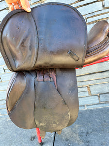 17” Medium Harry Dabbs/Jaguar Jump Saddle - Brown