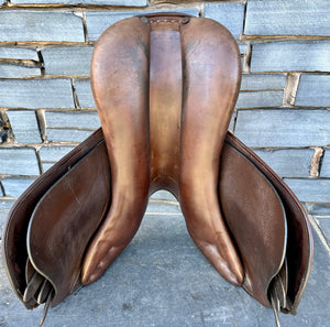 17” Medium Harry Dabbs/Jaguar Jump Saddle - Brown