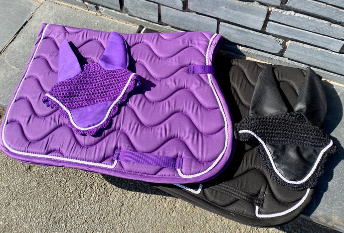 Pony Size Gp Breathable Saddlecloth & Ears Set