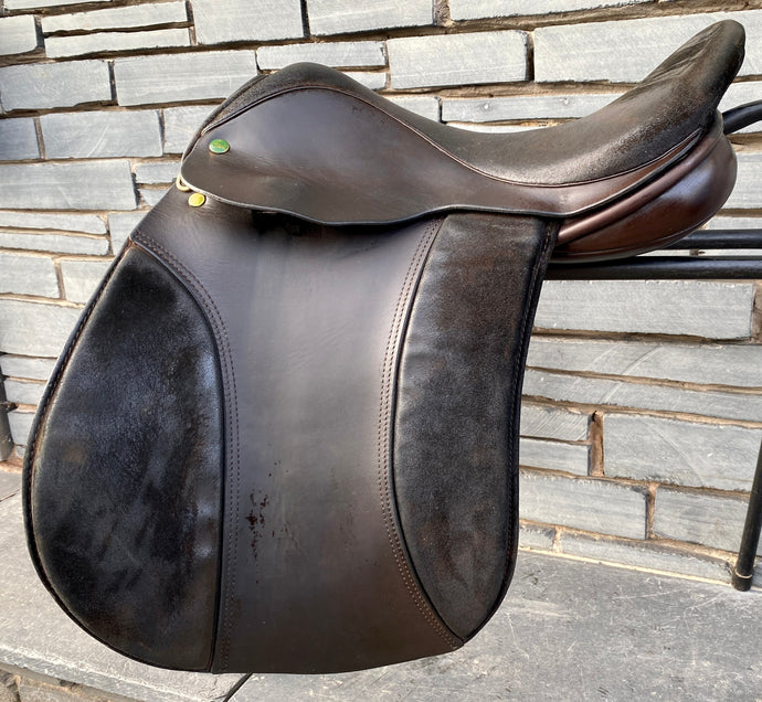 17” MW Ideal VSD Saddle - Brown