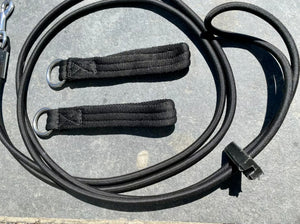 Bungee Elastic Training Aid/Reins - Lunging/Riding - Girth Clips/Loop