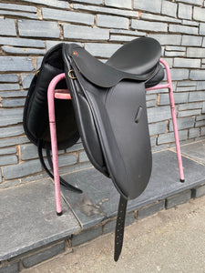 17” Medium Kings Saddlery Dressage Saddle - Black