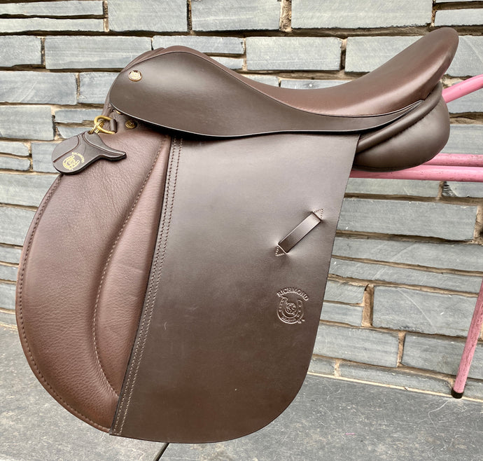 16 1/2” Wide Symmonds Richmond VSD/GP Saddle - Brown