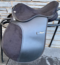 Load image into Gallery viewer, 14” XW Synthetic Pony GP Saddle - Black - Extra Wide